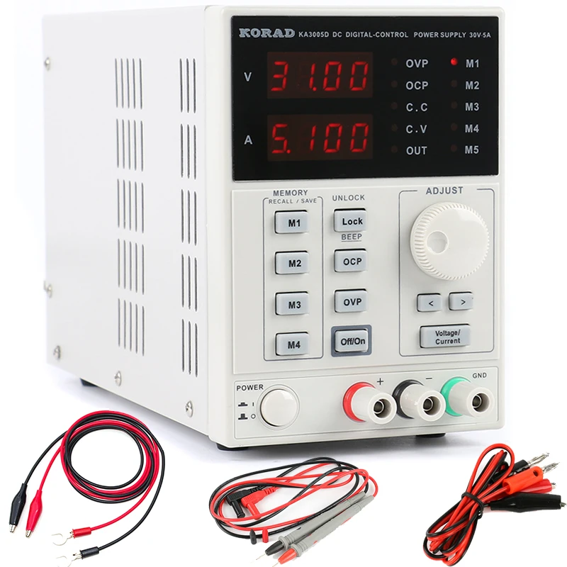 Linear Lab Power Supply Adjustable - KORAD 3005D 3005DS Hoge Precisie Verstelbare