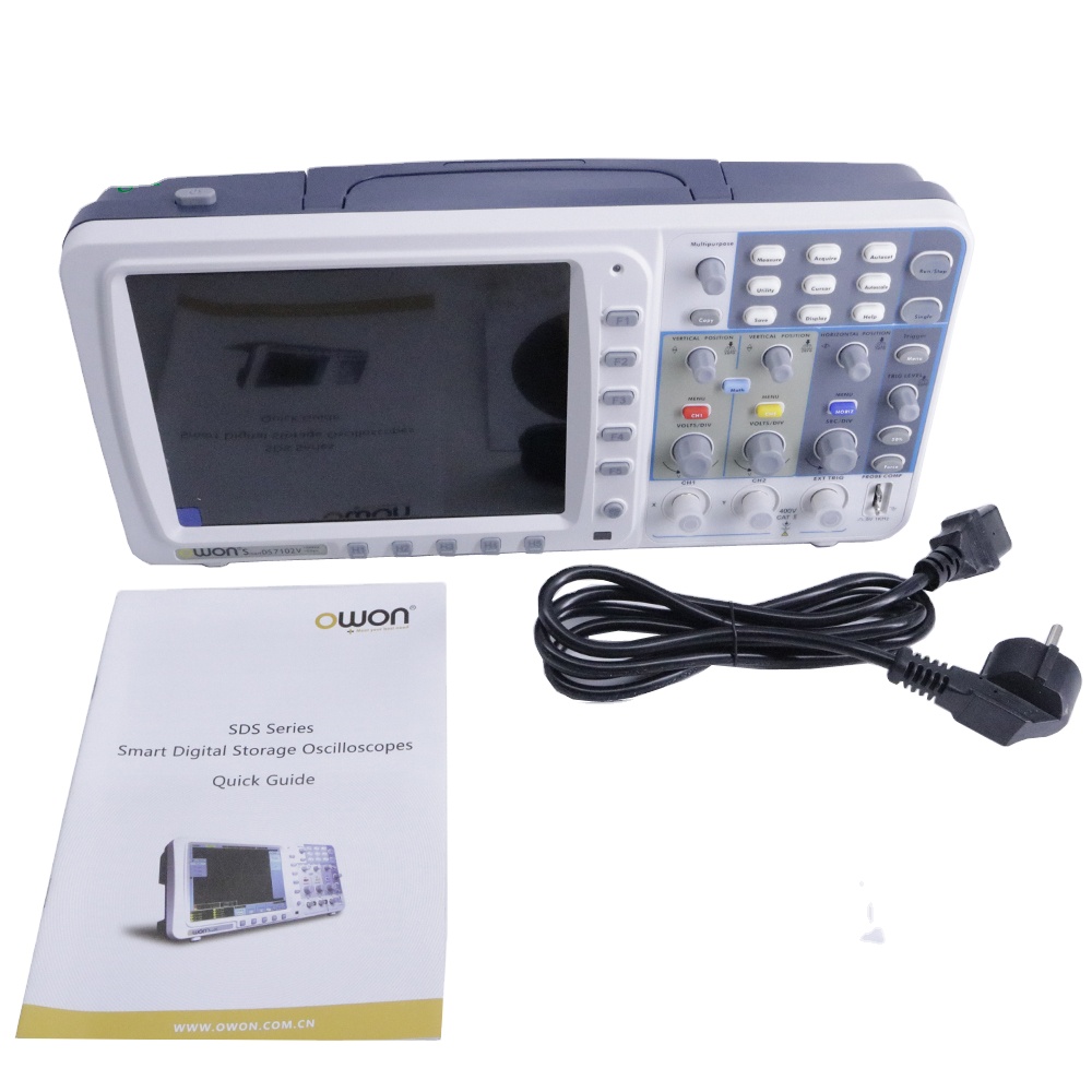 OWON SDS7102V Digitale Opslago - Digital Storage Oscilloscope 100Mhz recensie en prijs