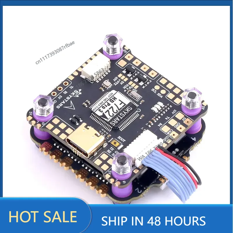 Skystars F7 F722HD PRO3 vlucht - Fpv Flight Controller F7 Stack 60A recensie en prijs